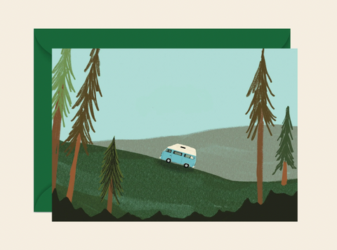 Adventure Camper Van Card