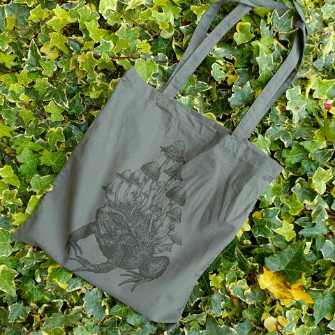 Toad Tote Bag by Hester Aspland