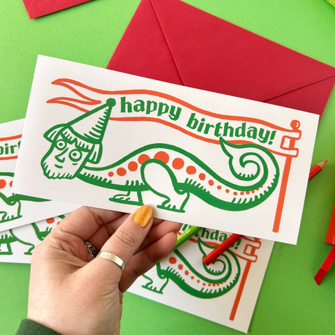 Medieval Wizard Guy Birthday Card