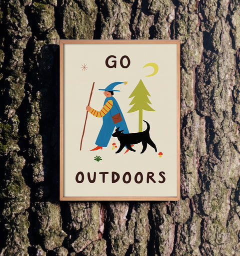 Go Outdoors A4 Art Print