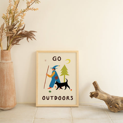 Go Outdoors A4 Art Print