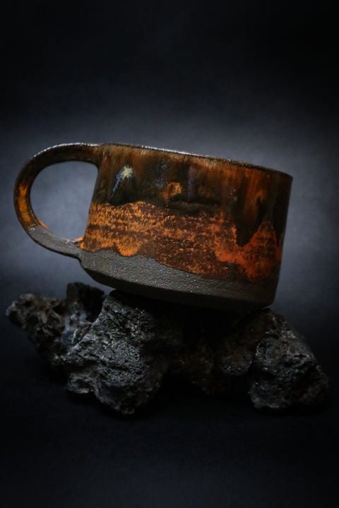 Lava Inspired Handmade Ceramic Mug