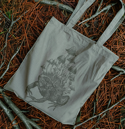 Toad Khaki Tote Bag